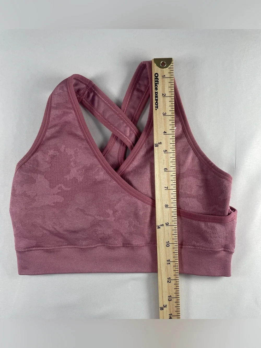 Gymshark Dusty Mauve Cross-Back Sports Bra